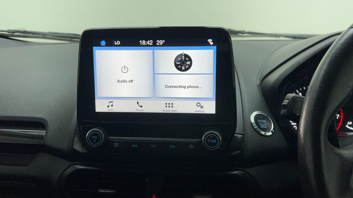 Used 2018 Ford EcoSport Titanium + 1.5L Ti-VCT Petrol Manual top_features Integrated (in-dash) music system