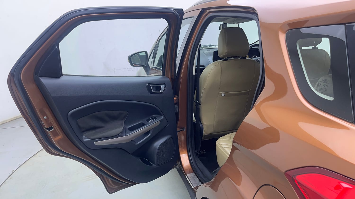 Used 2018 Ford EcoSport Titanium 1.5L Ti-VCT Petrol Manual interior LEFT REAR DOOR OPEN VIEW