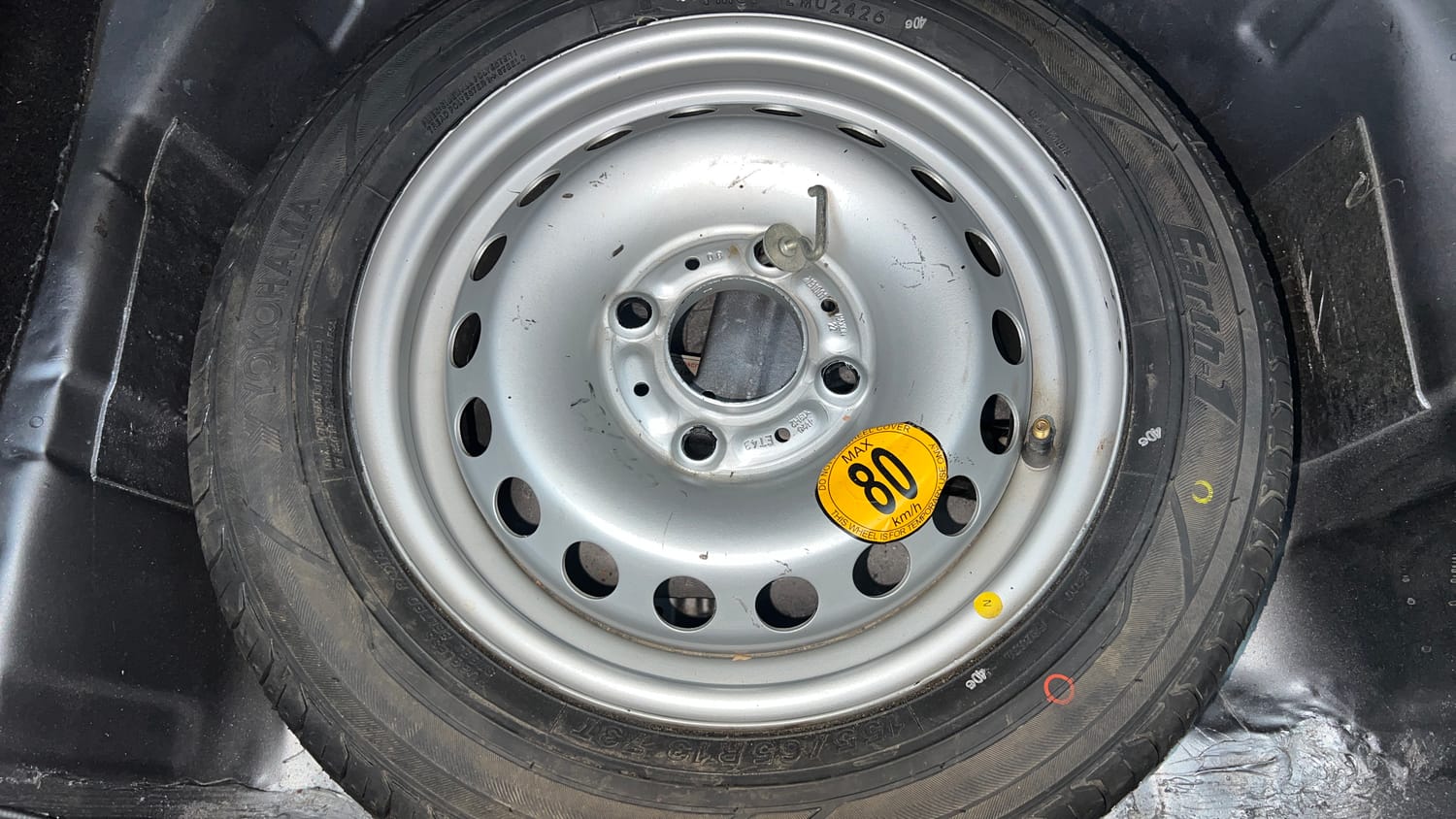 Used 2019 Tata Tiago Revotron XZA Petrol Automatic tyres SPARE TYRE VIEW