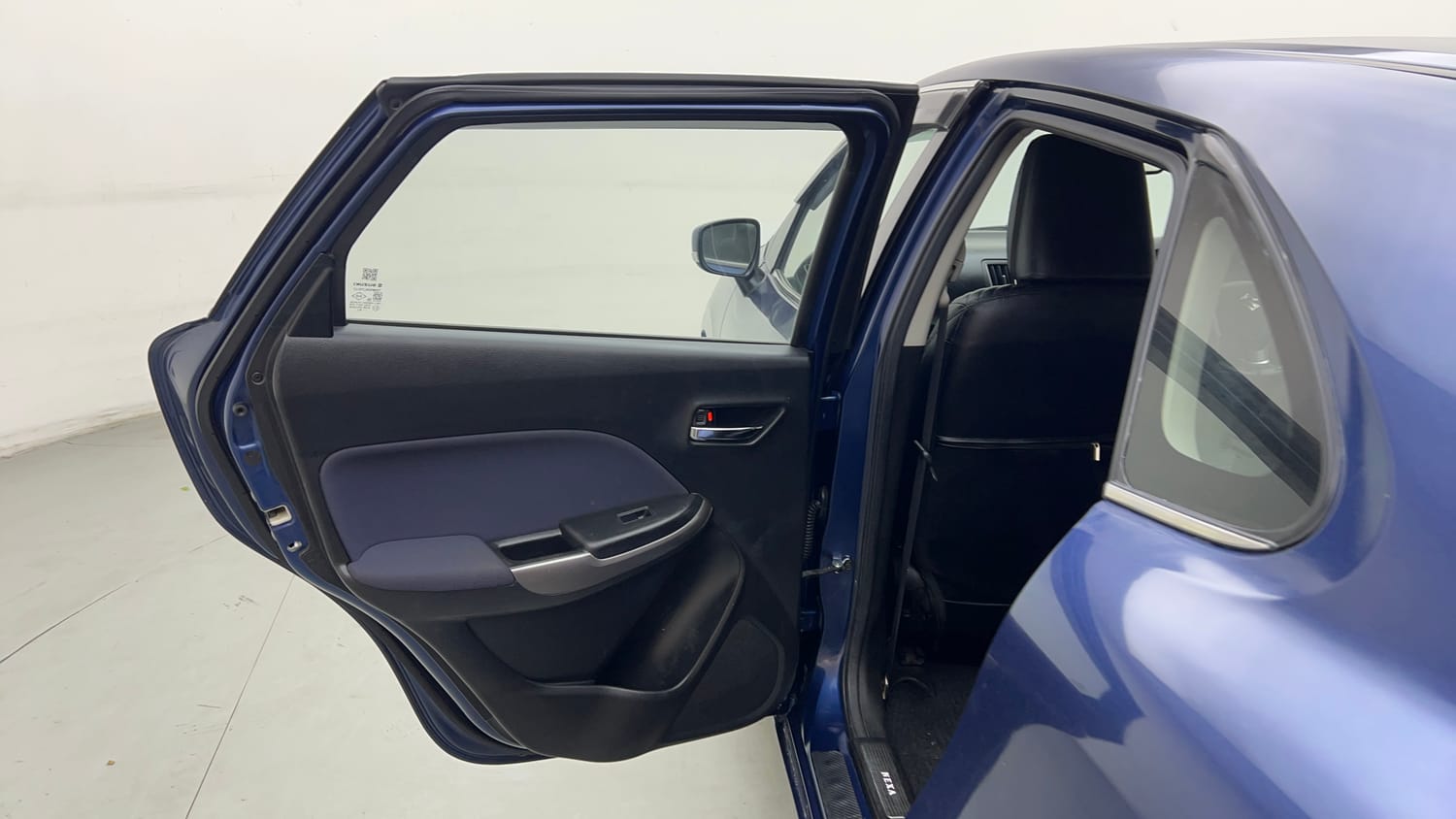 Used 2019 Maruti Suzuki Baleno Zeta Petrol Manual interior LEFT REAR DOOR OPEN VIEW