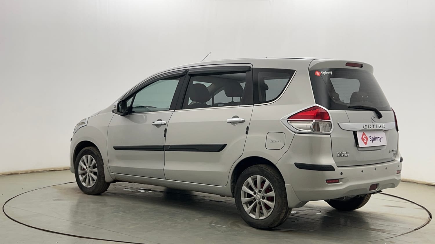 Used 2014 Maruti Suzuki Ertiga ZXi Petrol Manual exterior LEFT REAR CORNER VIEW