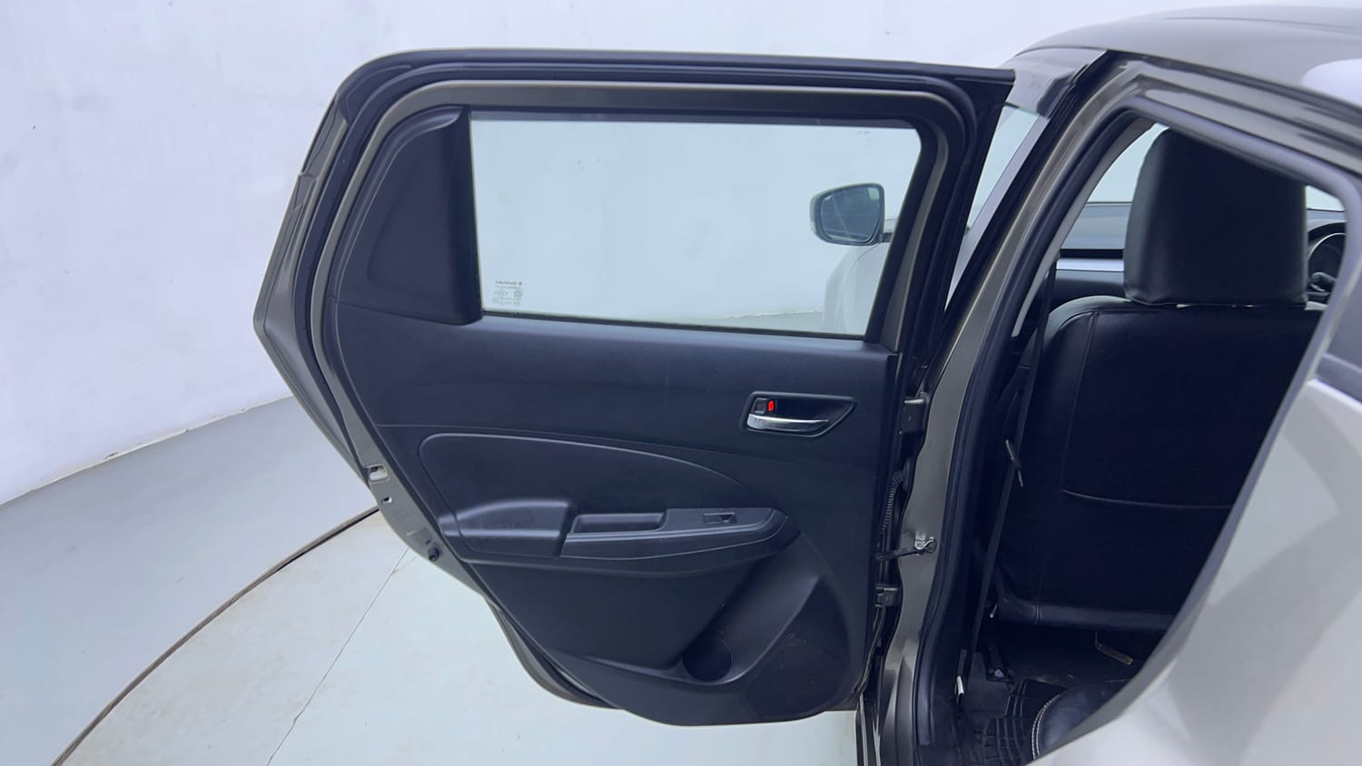 Used 2022 Maruti Suzuki Swift VXi Petrol Manual interior LEFT REAR DOOR OPEN VIEW
