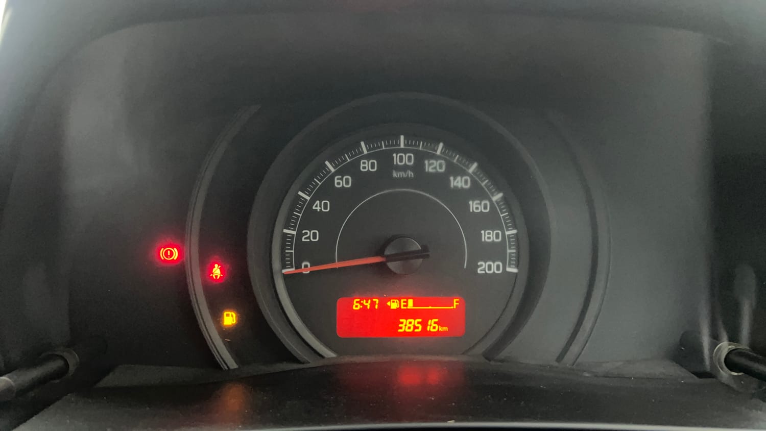Used 2022 Maruti Suzuki Swift LXi Petrol Manual interior CLUSTERMETER VIEW