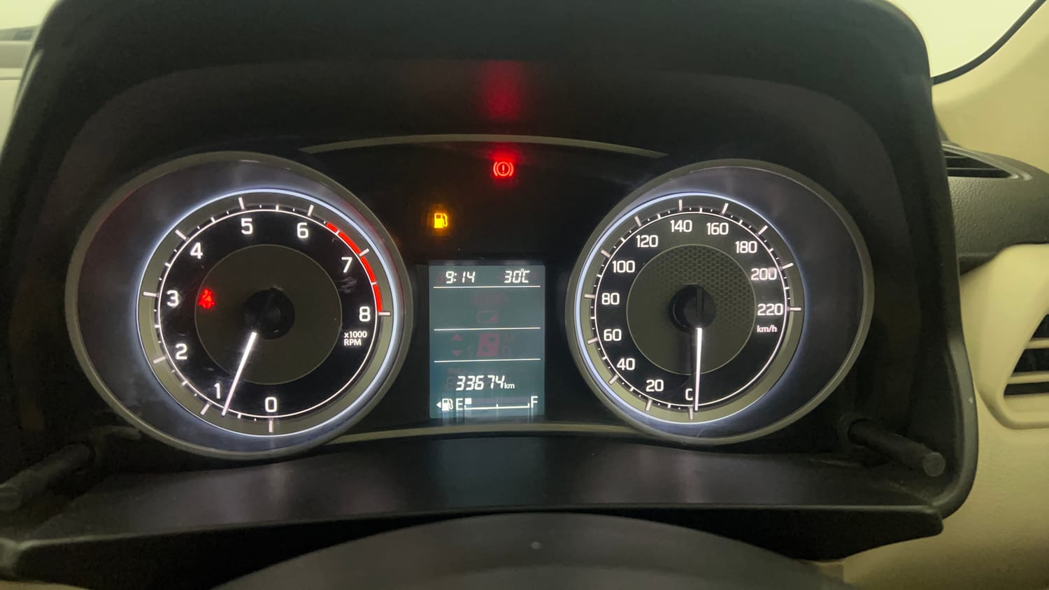 Used 2020 Maruti Suzuki Dzire ZXi Petrol Manual interior CLUSTERMETER VIEW