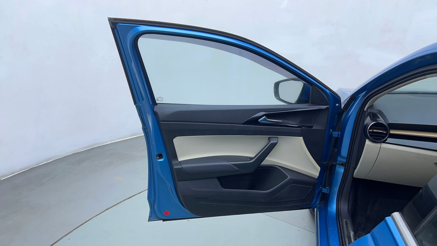 Used 2022 Skoda Slavia Style 1.0L TSI MT Petrol Manual interior LEFT FRONT DOOR OPEN VIEW