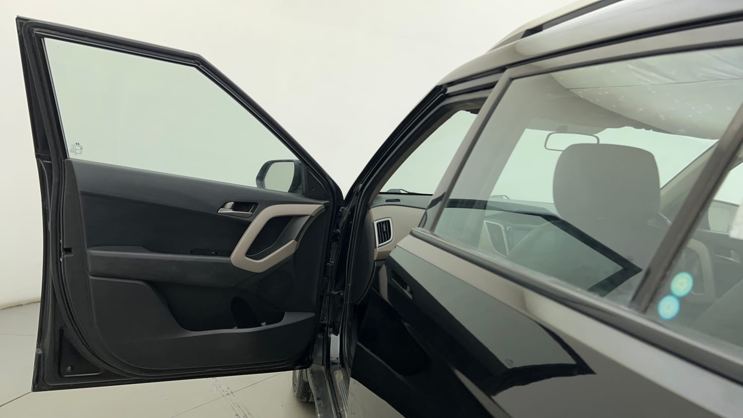 Used 2017 Hyundai Creta 1.6 SX Plus AT Petrol Petrol Automatic interior LEFT FRONT DOOR OPEN VIEW