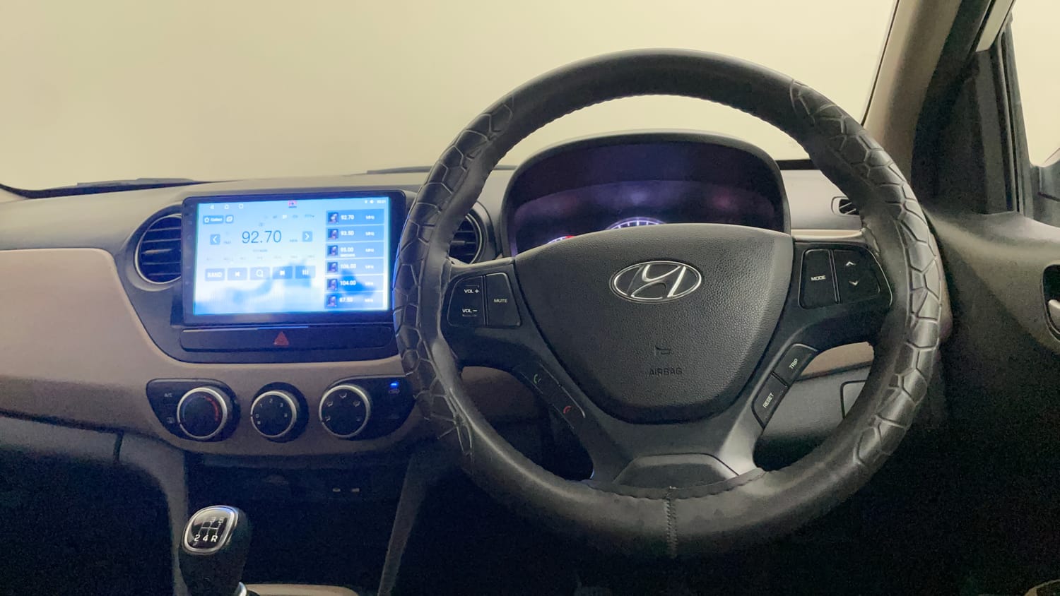 Used 2015 Hyundai Grand i10 Asta 1.2 Kappa VTVT (O) Petrol Manual interior STEERING VIEW
