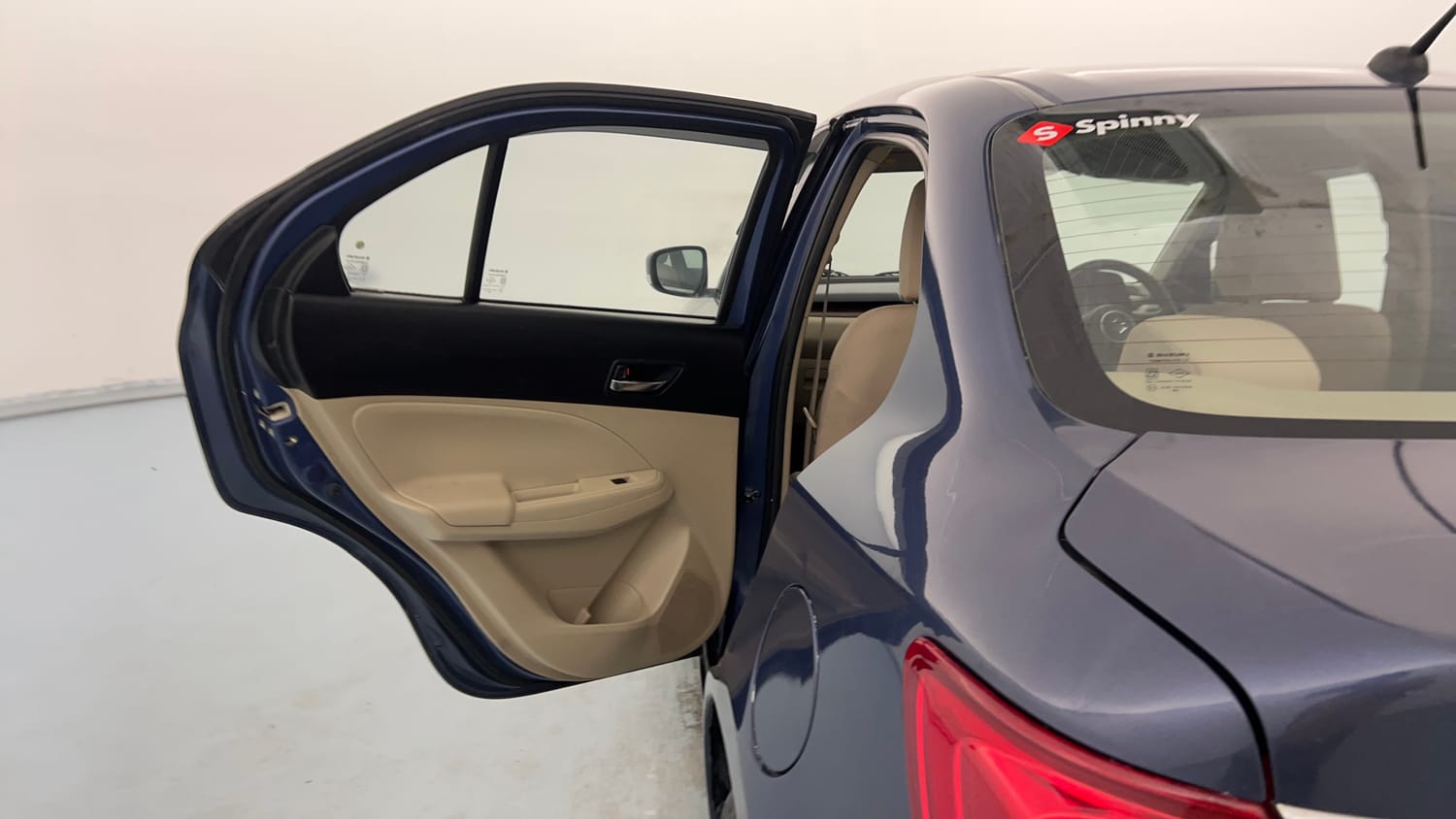 Used 2017 Maruti Suzuki Dzire ZXi Petrol Manual interior LEFT REAR DOOR OPEN VIEW