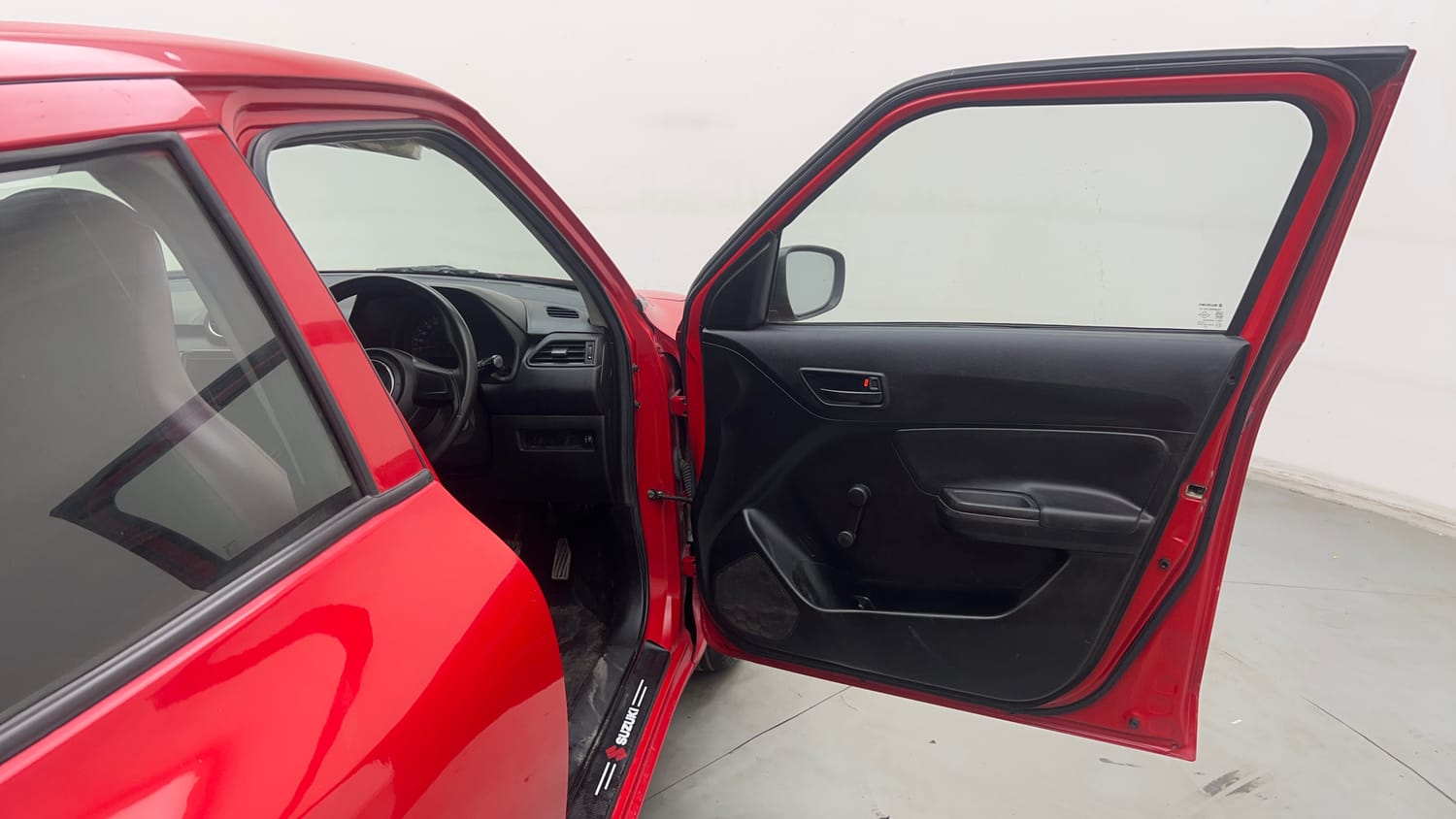 Used 2022 Maruti Suzuki Swift LXi Petrol Manual interior RIGHT FRONT DOOR OPEN VIEW