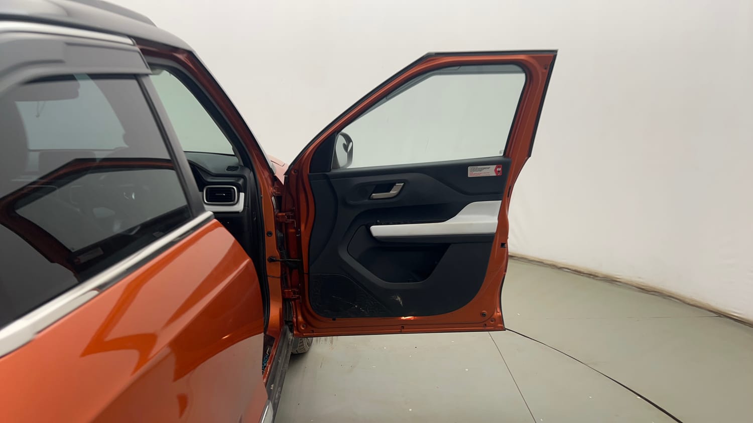 Used 2024 Tata Punch Creative Dual Tone AMT Sunroof Petrol Automatic interior RIGHT FRONT DOOR OPEN VIEW