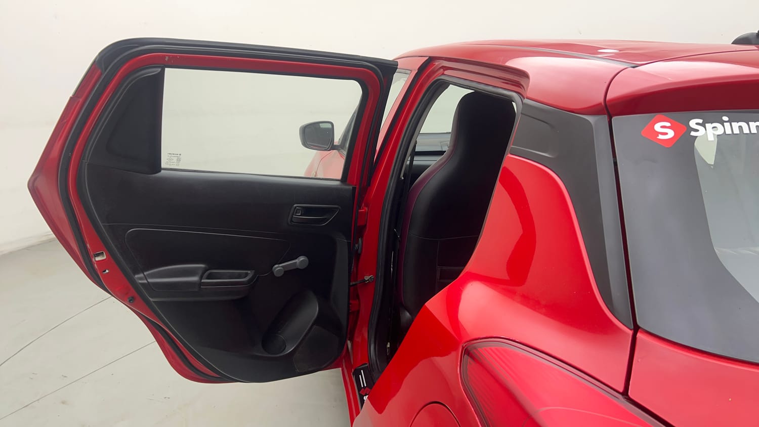 Used 2022 Maruti Suzuki Swift LXi Petrol Manual interior LEFT REAR DOOR OPEN VIEW