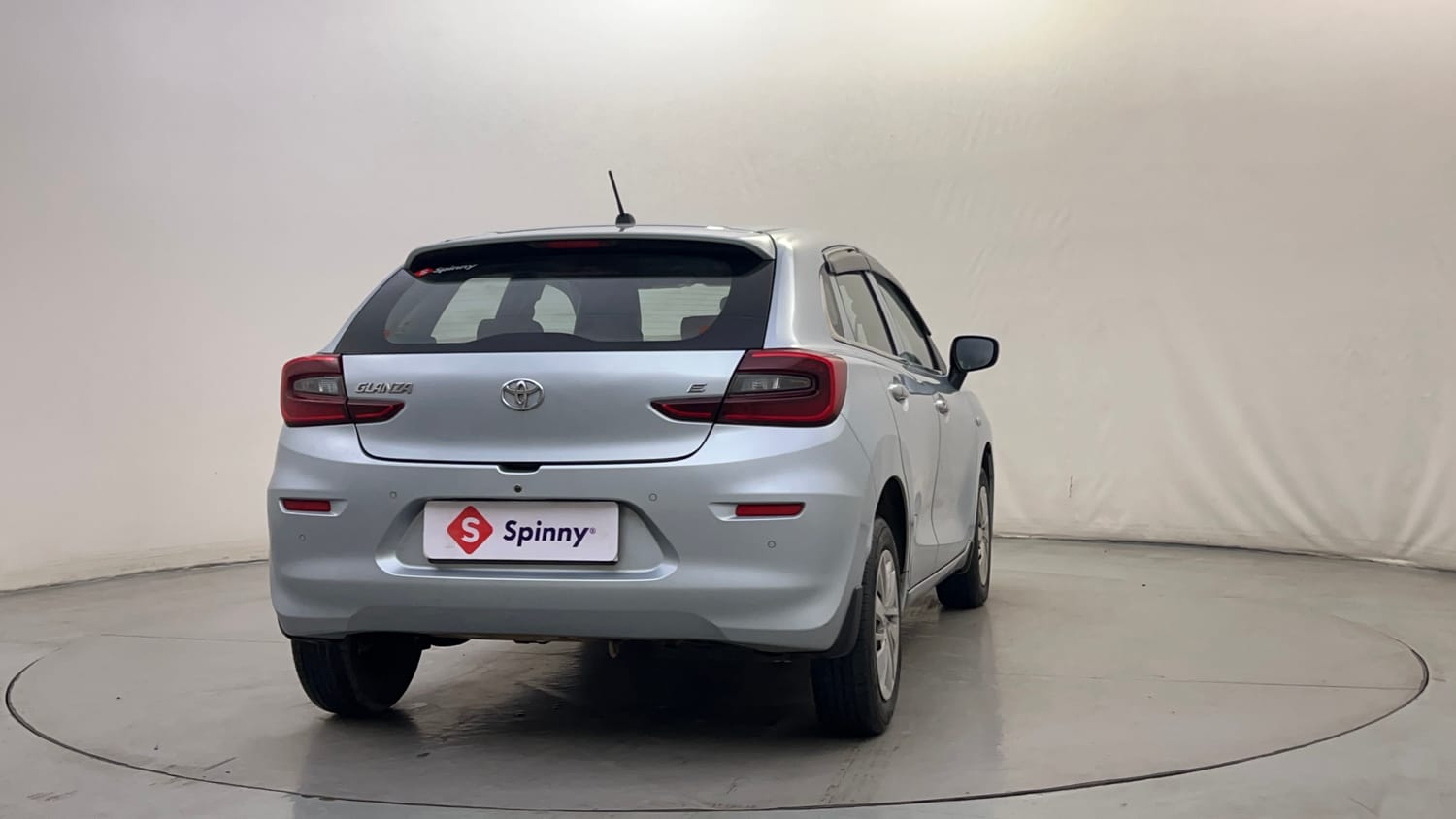 Used 2025 Toyota Glanza E Petrol Manual exterior RIGHT REAR CORNER VIEW
