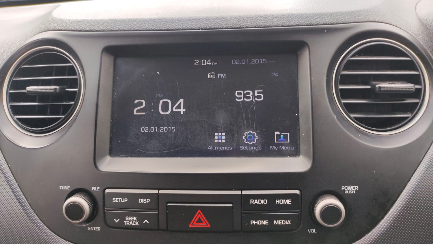 Used 2018 Hyundai Grand i10 Sportz 1.2 Kappa VTVT Dual Tone Petrol Manual top_features Touch screen infotainment system