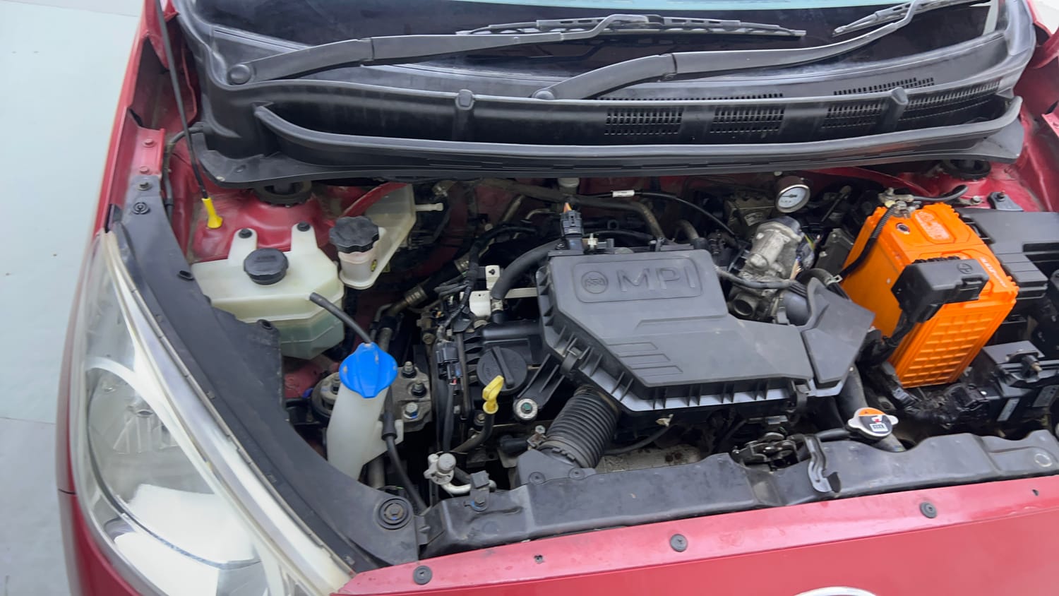 Used 2019 Hyundai Santro Sportz CNG Cng Manual engine ENGINE RIGHT SIDE VIEW
