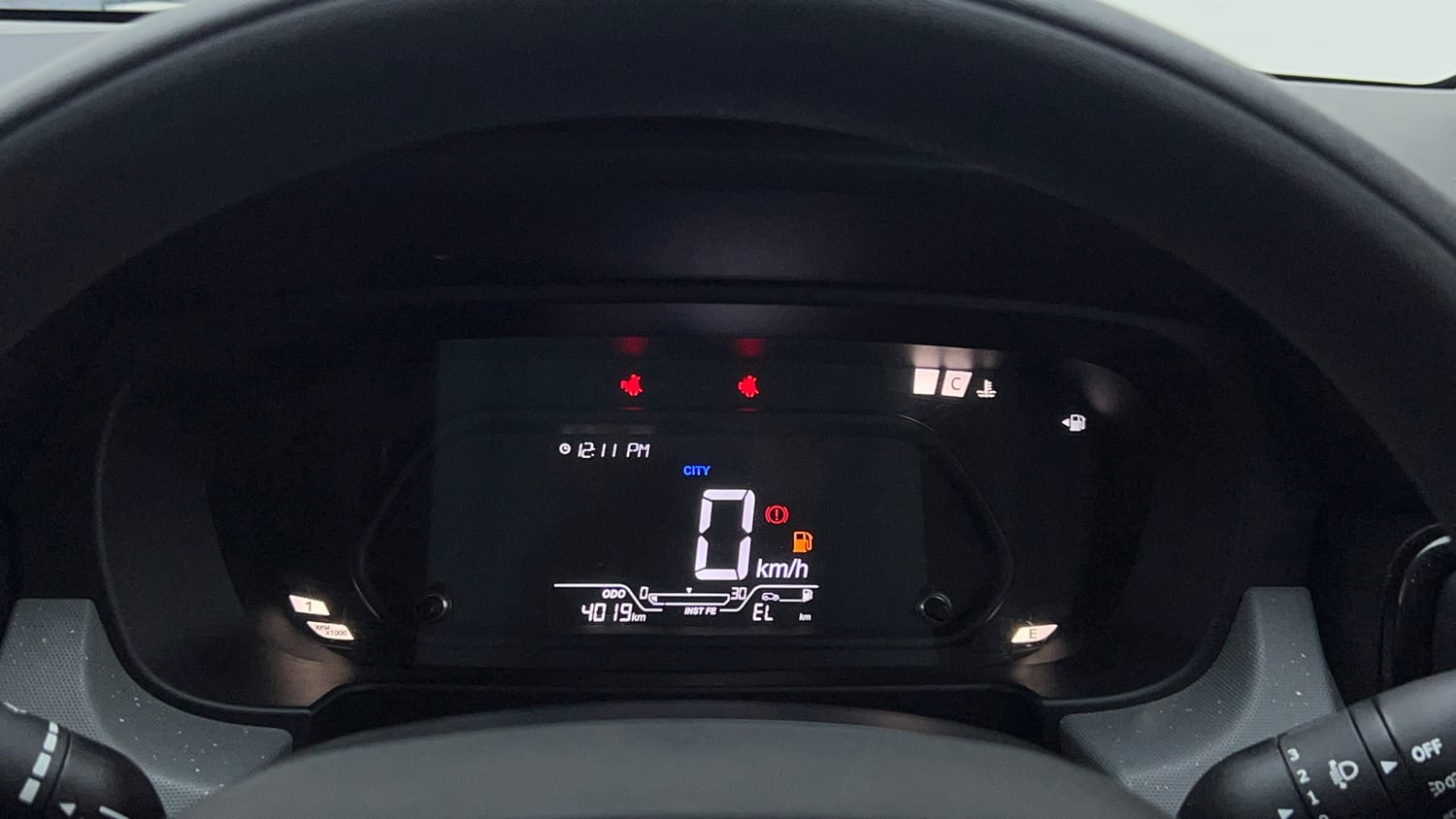 Used 2026 Tata Punch Pure + Petrol Manual interior CLUSTERMETER VIEW