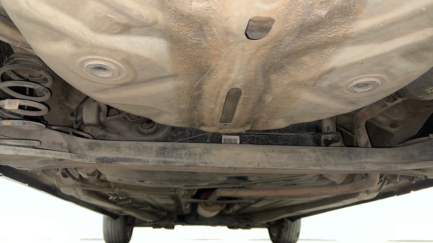 Used 2017 Maruti Suzuki Baleno Zeta 1.2 AT Petrol Automatic extra REAR UNDERBODY VIEW (TAKEN FROM REAR)