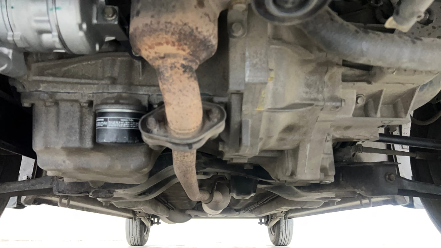 Used 2012 Maruti Suzuki Wagon R LXi Petrol Manual extra FRONT LEFT UNDERBODY VIEW