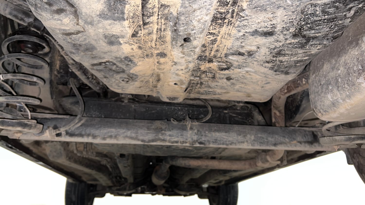 Used 2023 Tata Nexon Fearless Plus S 1.2 Revotron Petrol 7DCA DT Petrol Automatic extra REAR UNDERBODY VIEW (TAKEN FROM REAR)