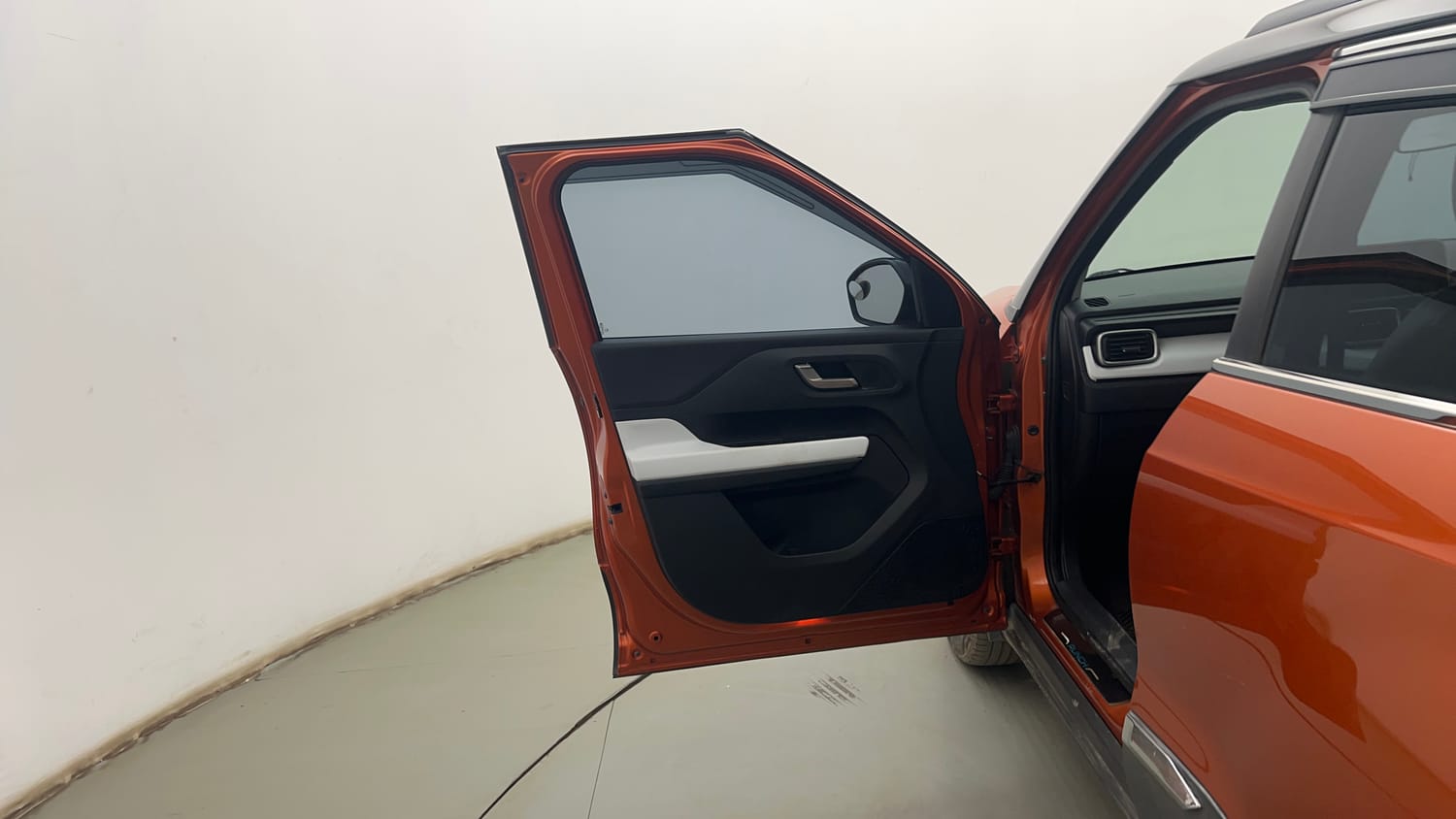 Used 2024 Tata Punch Creative Dual Tone AMT Sunroof Petrol Automatic interior LEFT FRONT DOOR OPEN VIEW