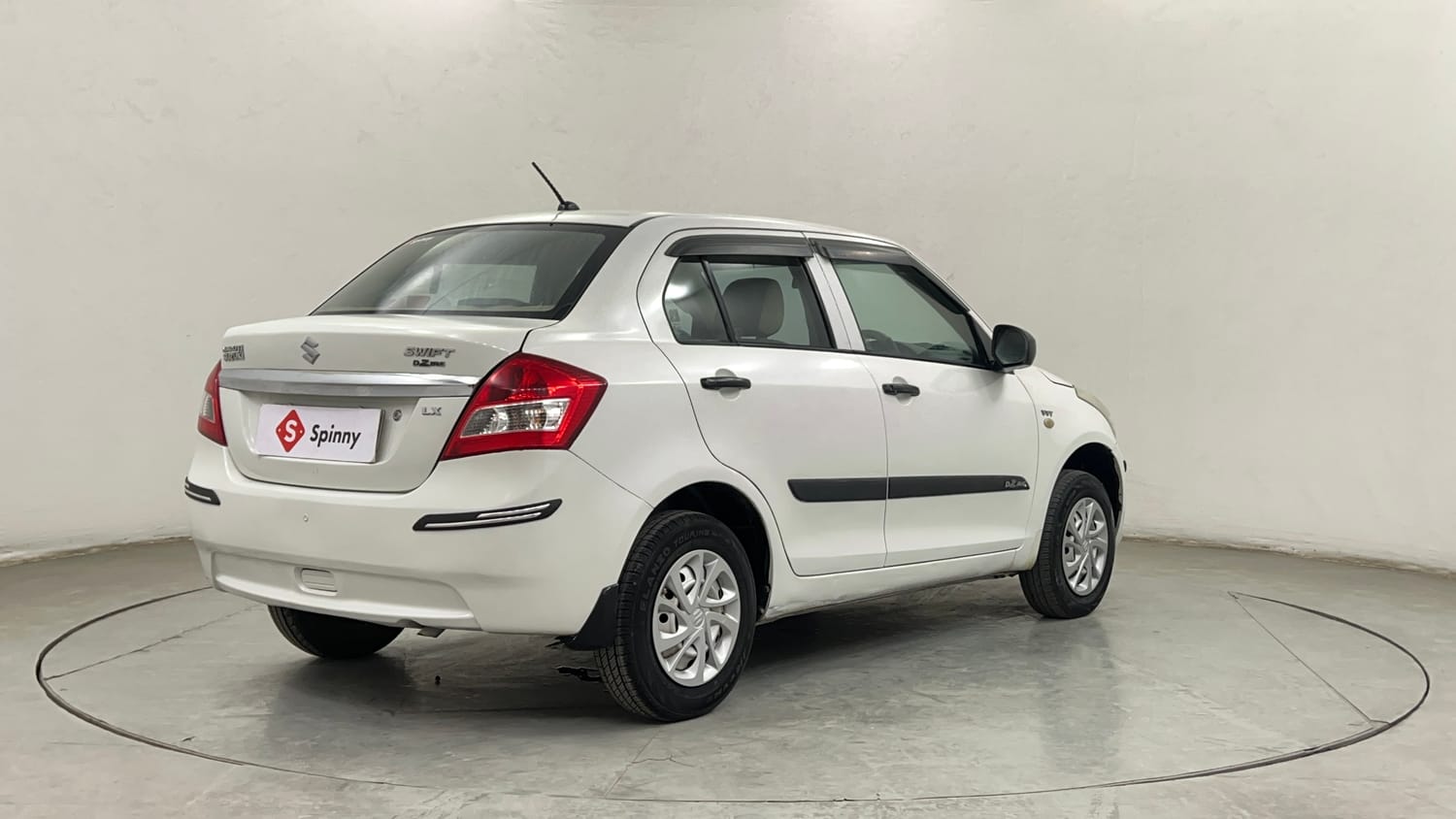 Used 2012 Maruti Suzuki Swift Dzire LXI Petrol Manual exterior RIGHT REAR CORNER VIEW