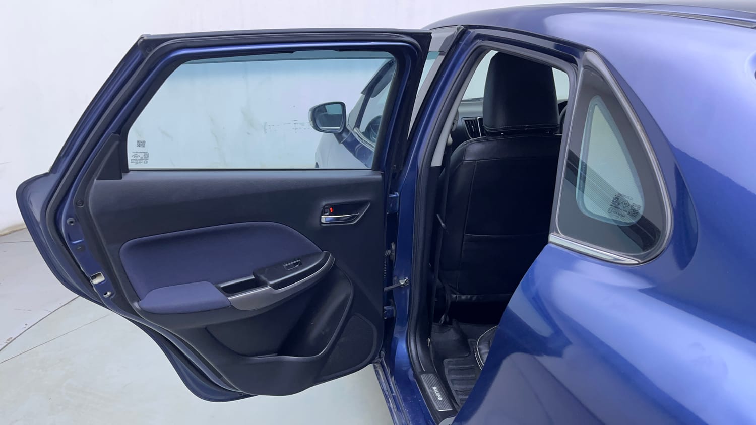 Used 2020 Maruti Suzuki Baleno Zeta Automatic Petrol Automatic interior LEFT REAR DOOR OPEN VIEW