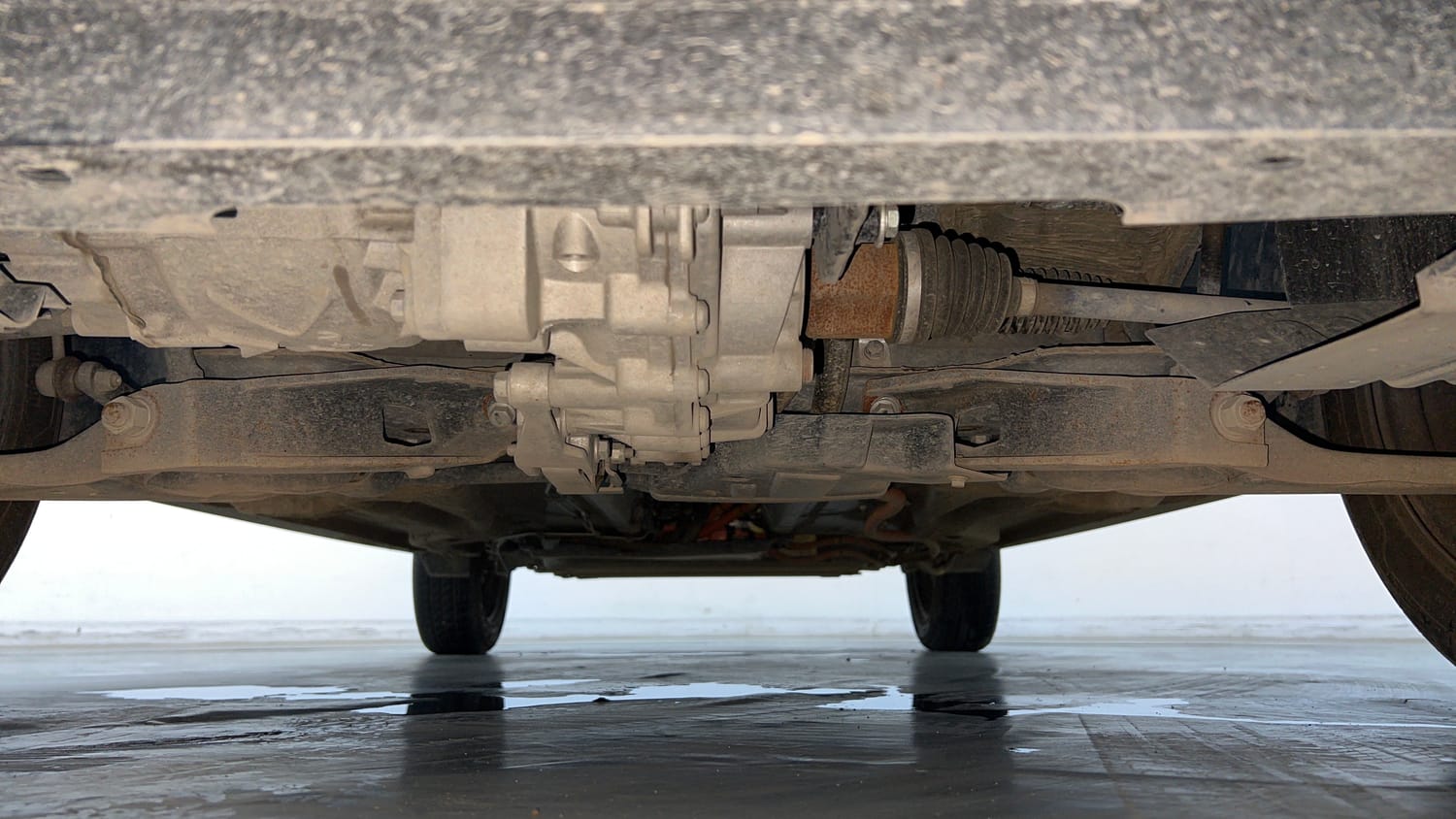 Used 2026 Tata Tiago EV XT Medium Range Electric Automatic extra FRONT LEFT UNDERBODY VIEW