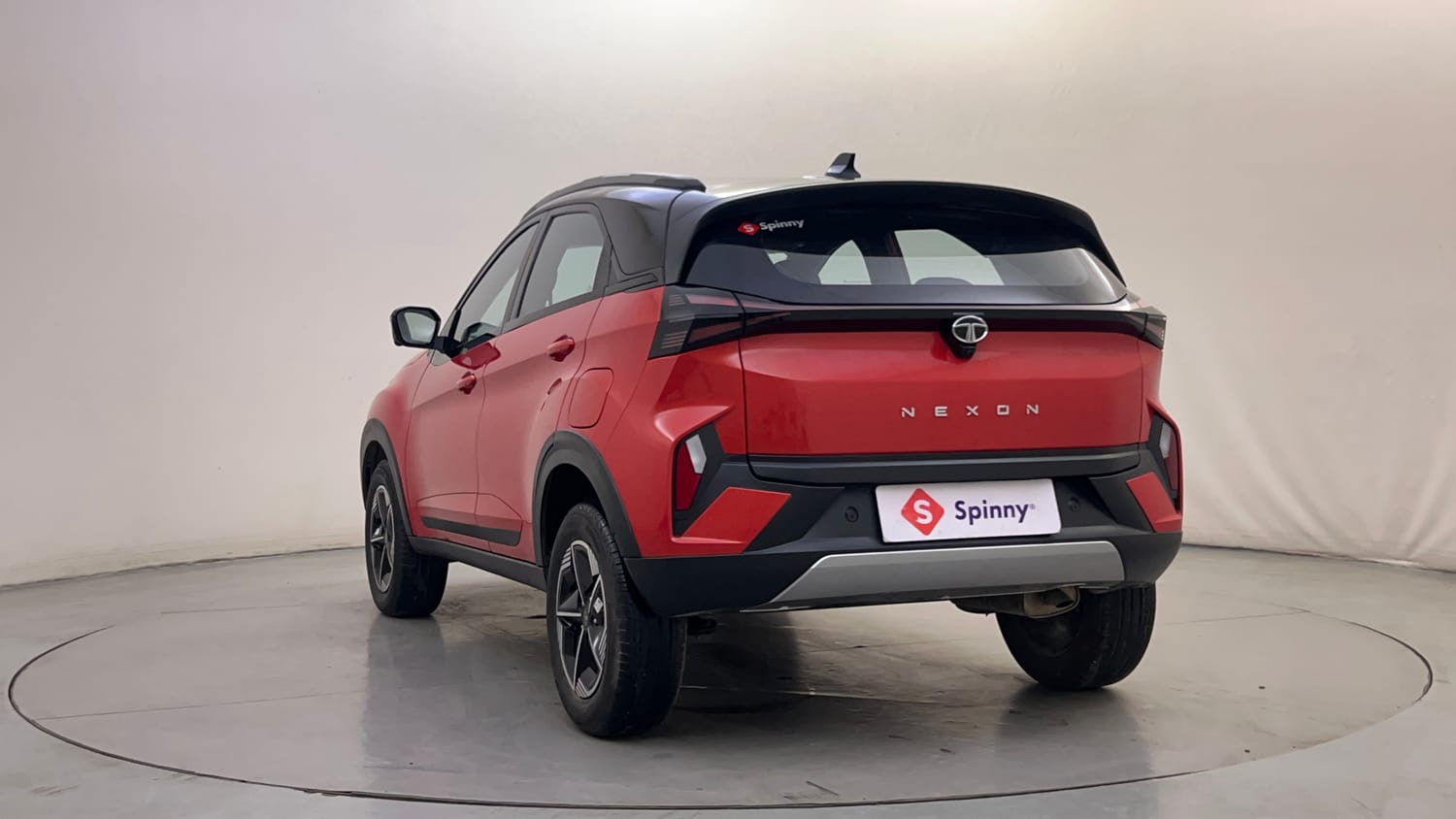 Used 2023 Tata Nexon Fearless Plus S 1.2 Revotron Petrol 7DCA DT Petrol Automatic exterior LEFT REAR CORNER VIEW