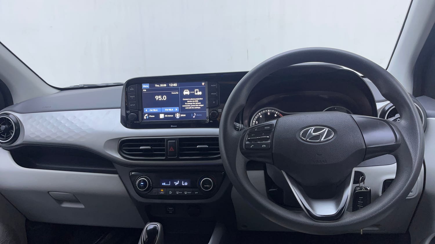 Used 2021 Hyundai Grand i10 Nios Sportz AMT 1.2 Kappa VTVT Petrol Automatic interior DASHBOARD VIEW