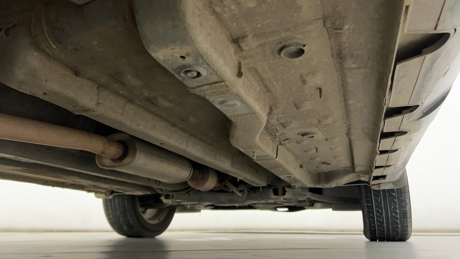 Used 2020 Hyundai Creta SX (O) 1.4 Turbo 7 DCT Petrol Automatic extra REAR RIGHT UNDERBODY VIEW