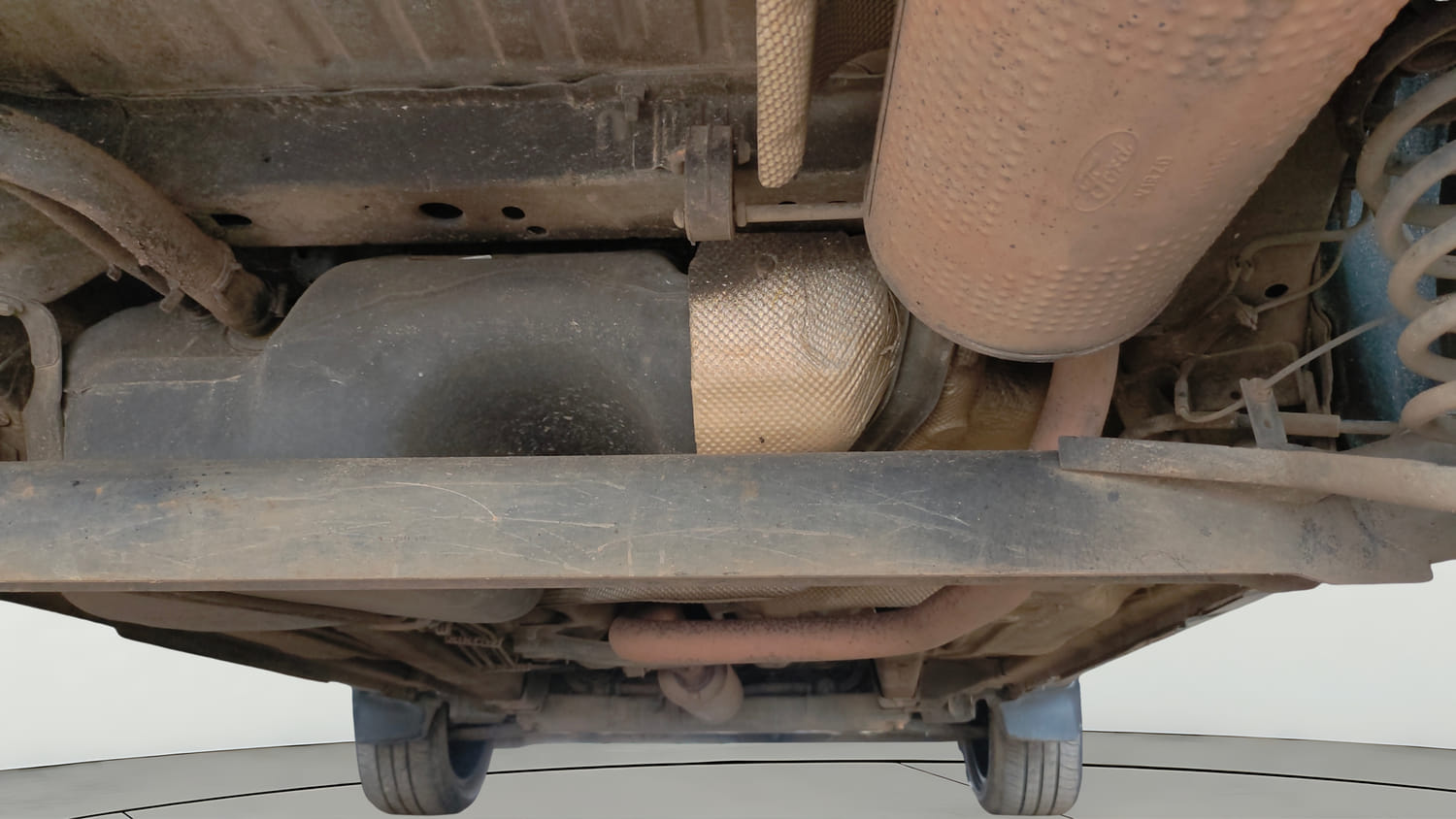 Used 2018 Ford EcoSport Titanium + 1.5L Ti-VCT AT Petrol Automatic extra REAR UNDERBODY VIEW (TAKEN FROM REAR)