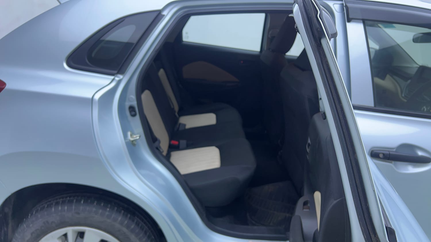 Used 2024 Toyota Glanza E Petrol Manual interior RIGHT SIDE REAR DOOR CABIN VIEW