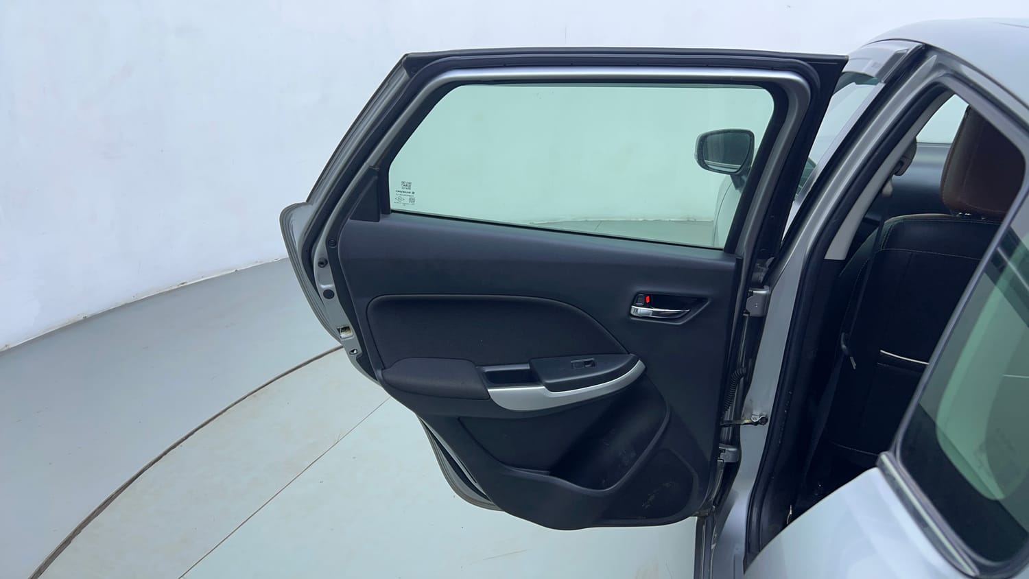 Used 2018 Maruti Suzuki Baleno Alpha 1.2 Petrol Manual interior LEFT REAR DOOR OPEN VIEW