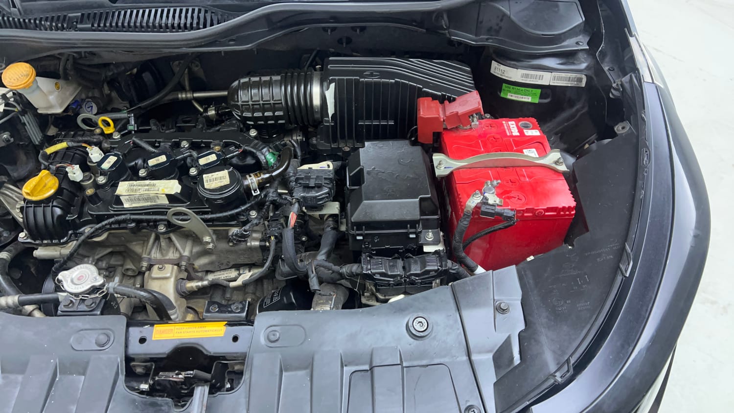 Used 2022 Tata Altroz XZ Plus Petrol Dark Edition Petrol Manual engine ENGINE LEFT SIDE VIEW