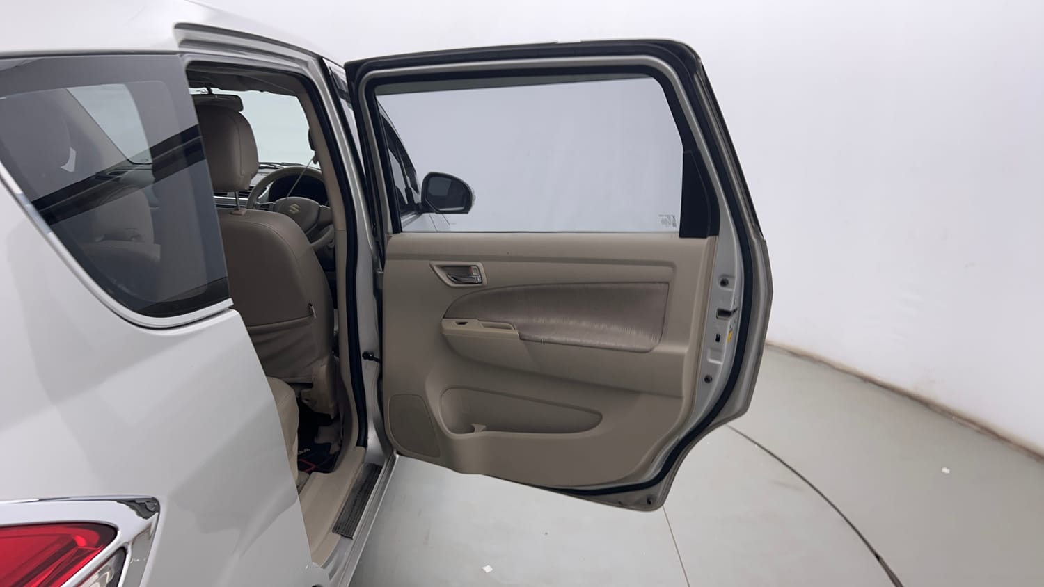 Used 2014 Maruti Suzuki Ertiga ZXi Petrol Manual interior RIGHT REAR DOOR OPEN VIEW