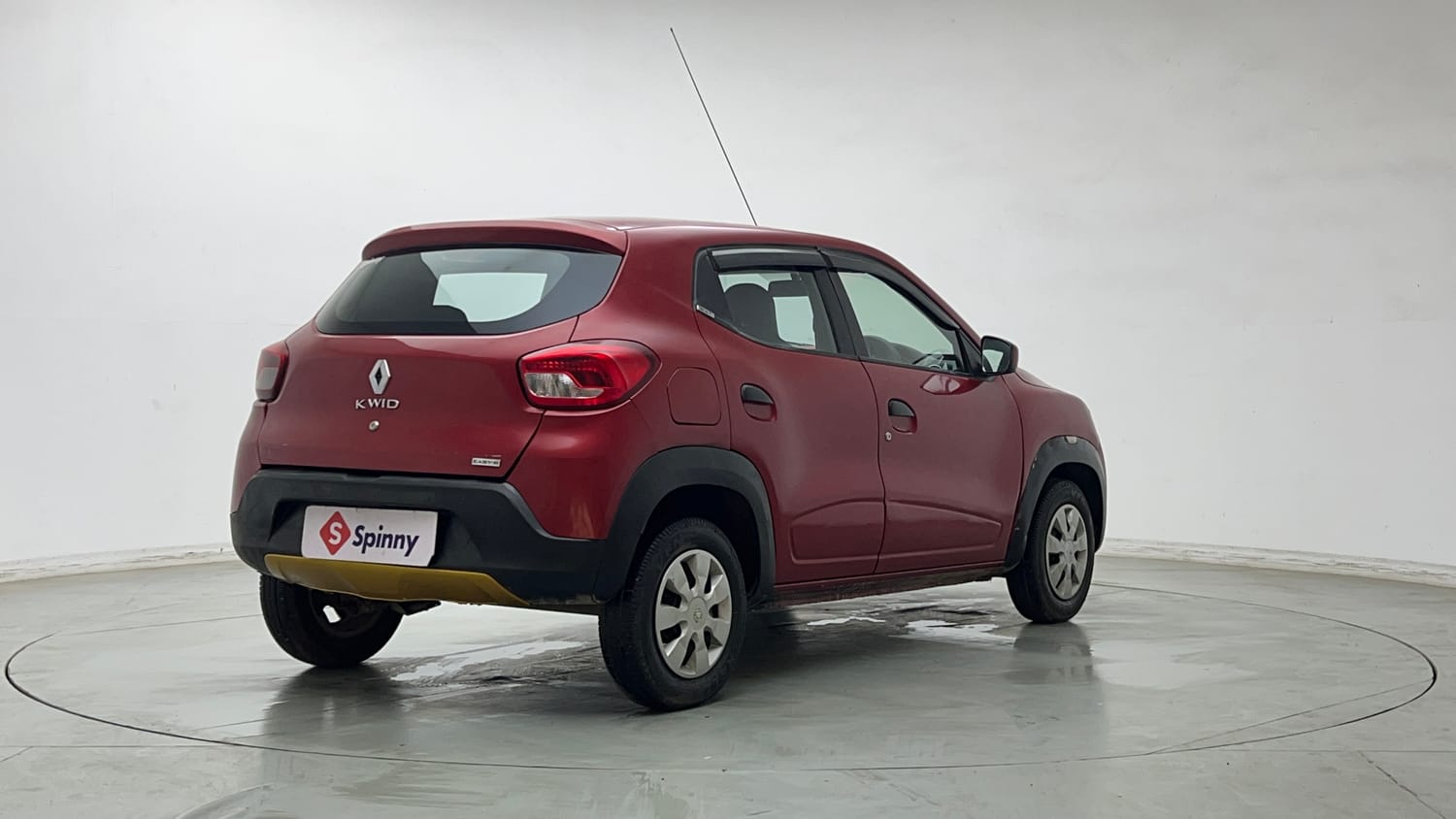 Used 2018 Renault Kwid 1.0 Marvel Iron Man Edition AMT Petrol Automatic exterior RIGHT REAR CORNER VIEW