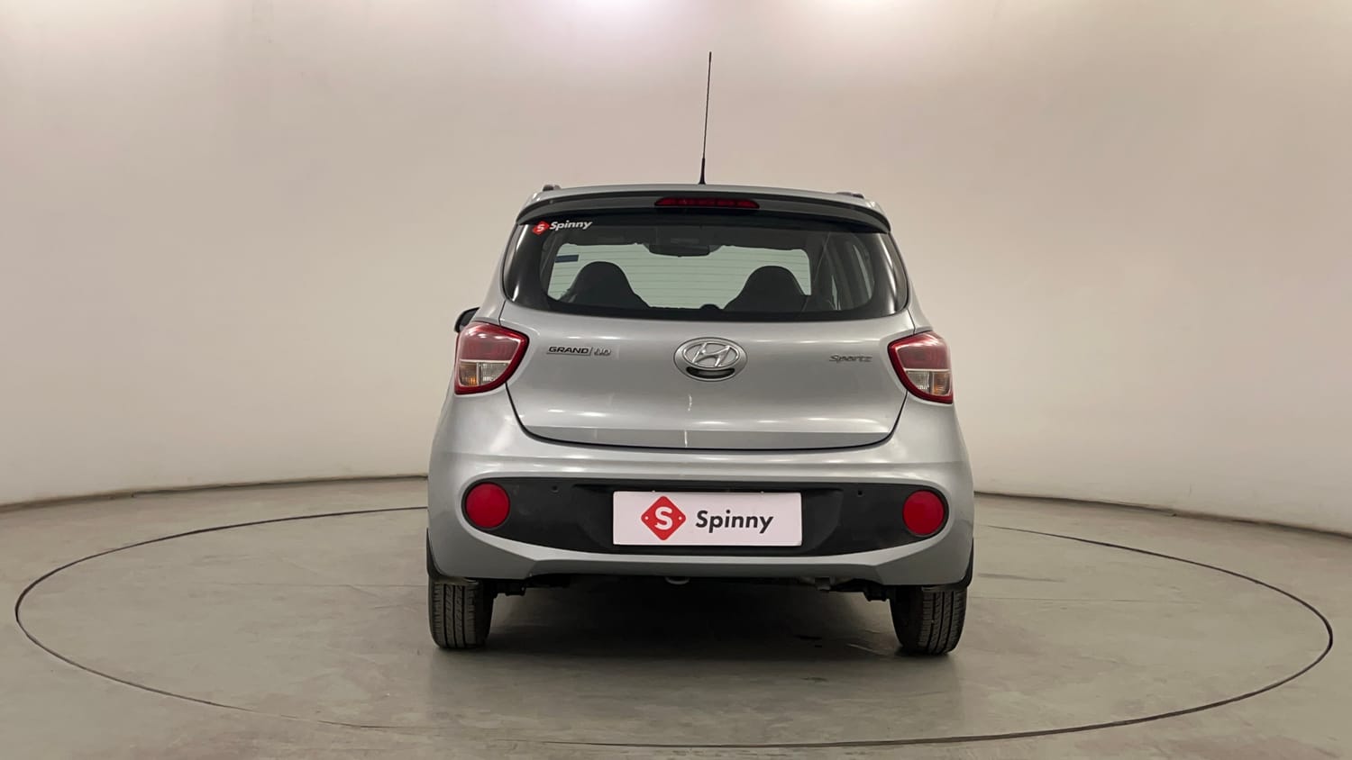 Used 2019 Hyundai Grand i10 Sportz AT 1.2 Kappa VTVT Petrol Automatic exterior BACK VIEW