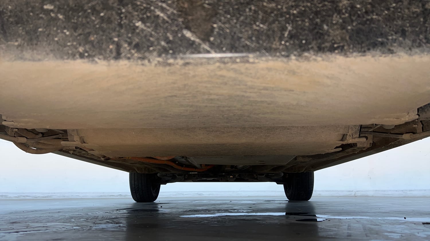 Used 2026 Tata Tiago EV XT Medium Range Electric Automatic extra REAR UNDERBODY VIEW (TAKEN FROM REAR)