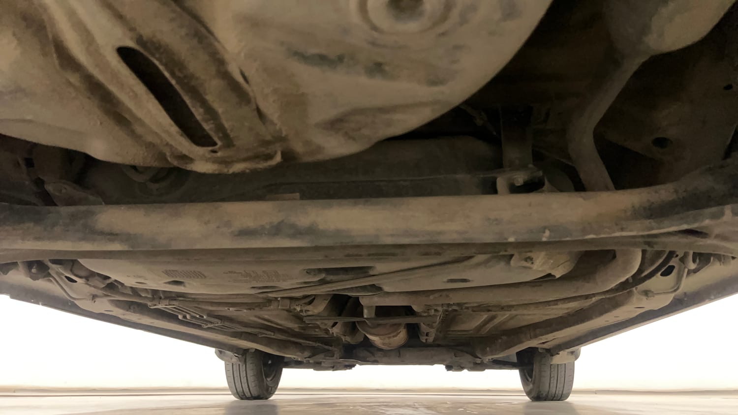Used 2018 Maruti Suzuki Baleno Delta 1.2 Petrol Manual extra REAR UNDERBODY VIEW (TAKEN FROM REAR)