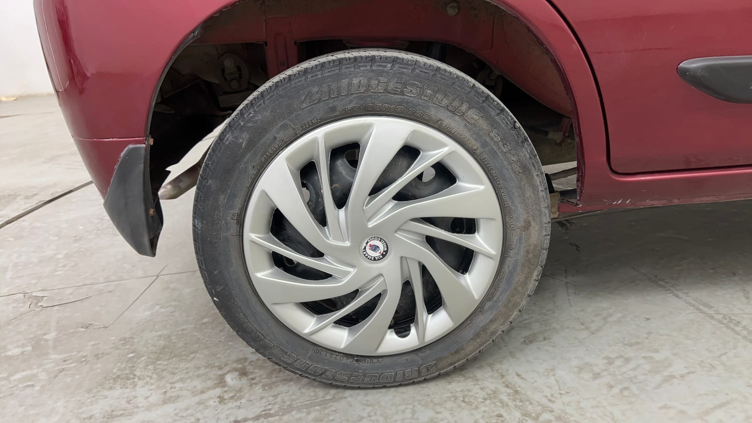 Used 2012 Maruti Suzuki Alto K10 VXi Petrol Manual tyres RIGHT REAR TYRE RIM VIEW