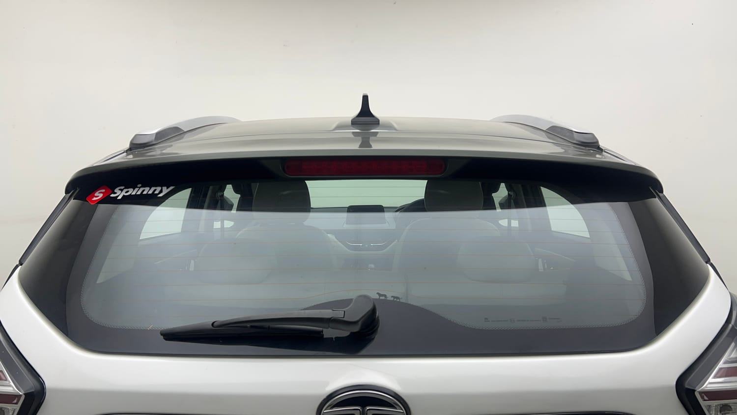 Used 2022 Tata Nexon XZA Plus (Premium) Diesel Diesel Automatic exterior BACK WINDSHIELD VIEW