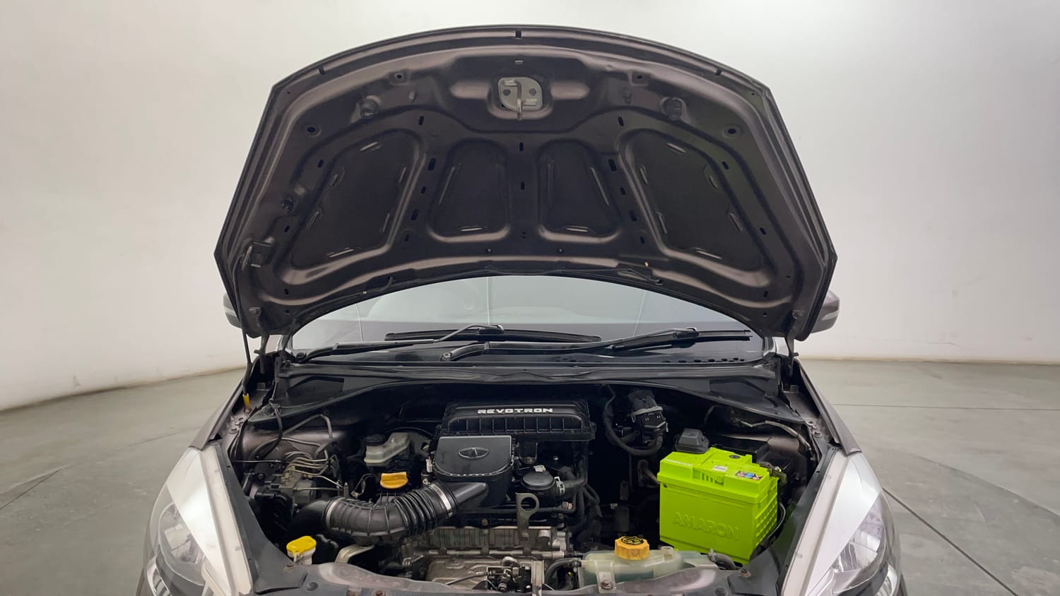 Used 2018 Tata Tiago Revotron XZ Petrol Manual engine ENGINE & BONNET OPEN FRONT VIEW
