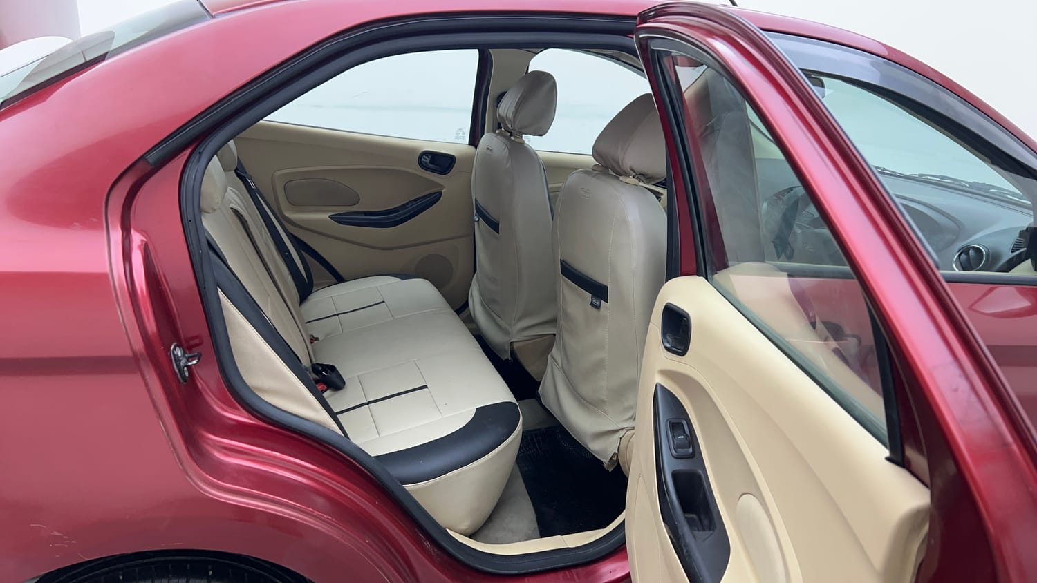 Used 2015 Ford Figo Aspire Trend 1.2 Ti-VCT Petrol Manual interior RIGHT SIDE REAR DOOR CABIN VIEW