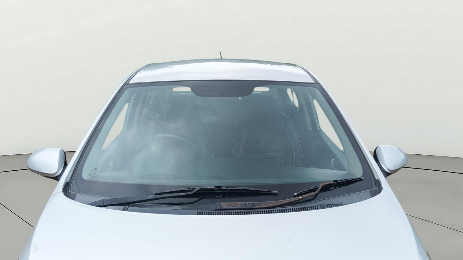 Used 2015 Hyundai Xcent S 1.2 (O) Petrol Manual exterior FRONT WINDSHIELD VIEW