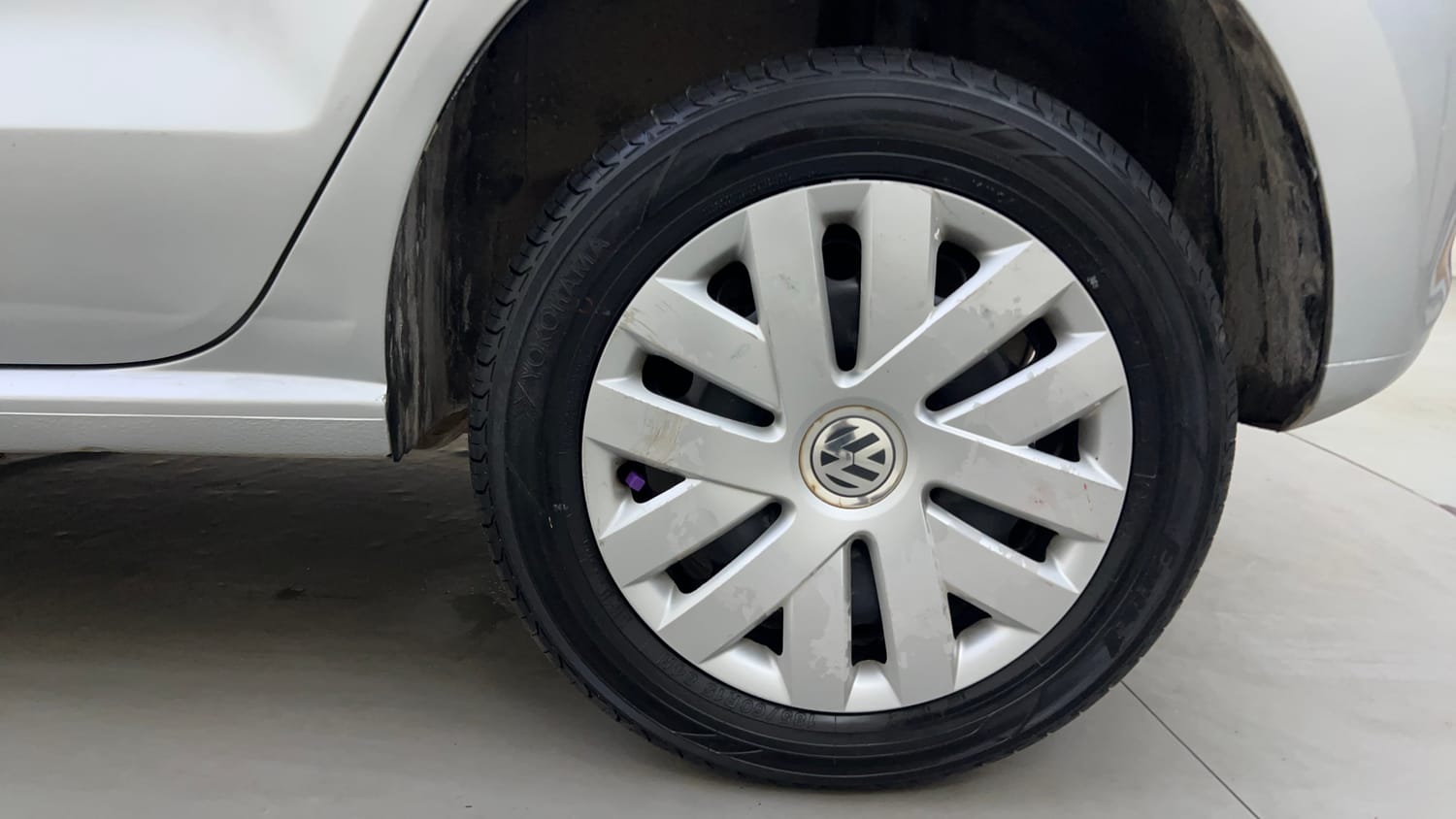 Used 2014 Volkswagen Polo Comfortline 1.2L (P) Petrol Manual tyres LEFT REAR TYRE RIM VIEW