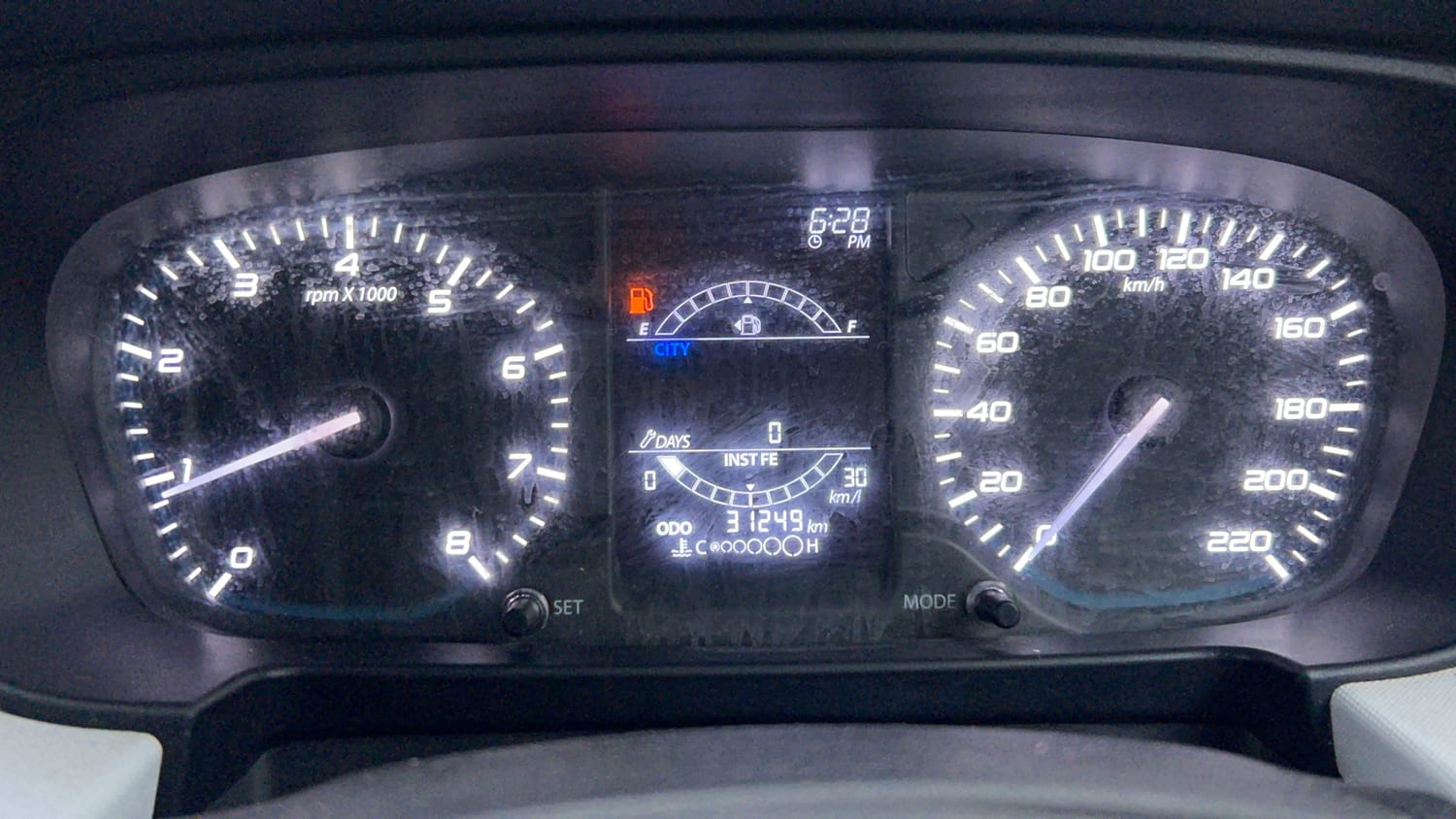 Used 2023 Tata Punch Pure MT Petrol Manual interior CLUSTERMETER VIEW