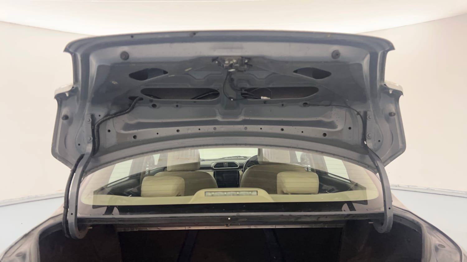 Used 2020 Maruti Suzuki Dzire ZXi Petrol Manual interior DICKY DOOR OPEN VIEW