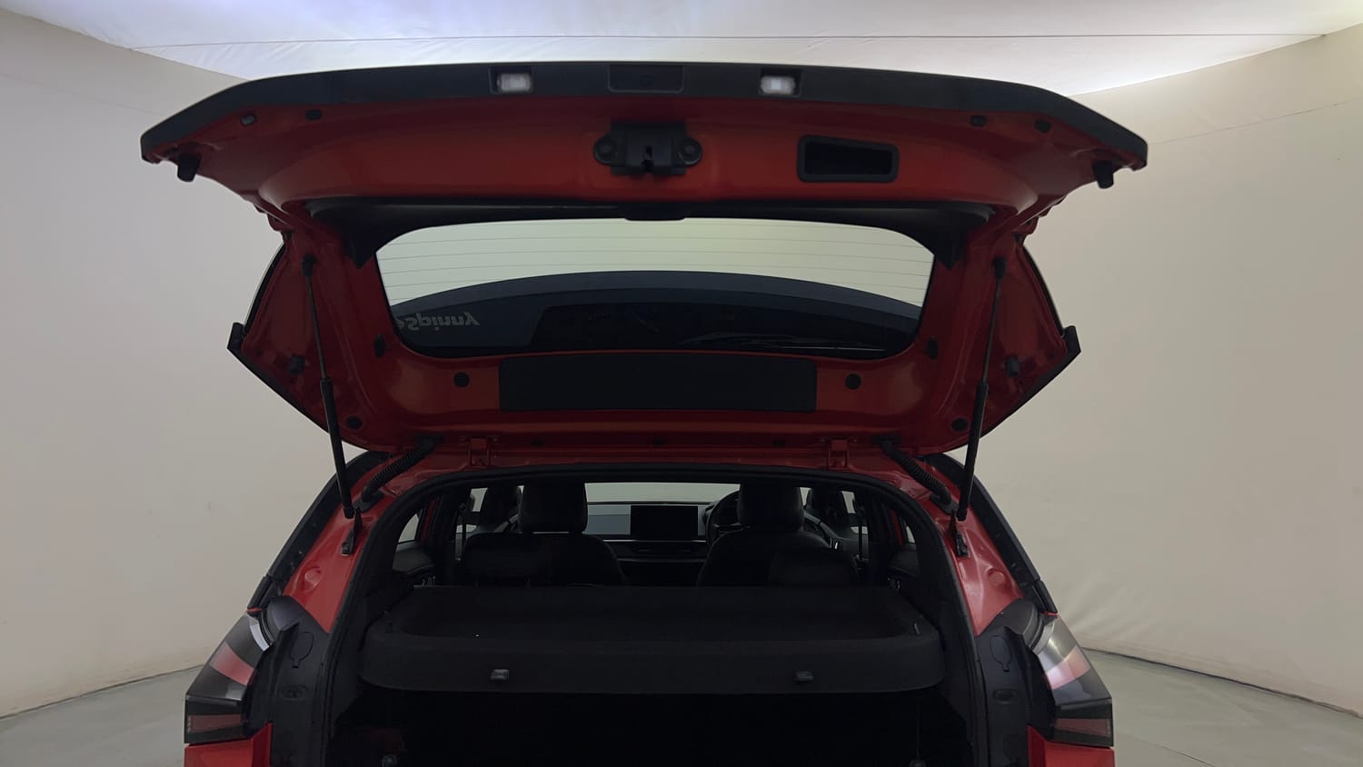 Used 2023 Tata Nexon Fearless Plus S 1.2 Revotron Petrol 7DCA DT Petrol Automatic interior DICKY DOOR OPEN VIEW