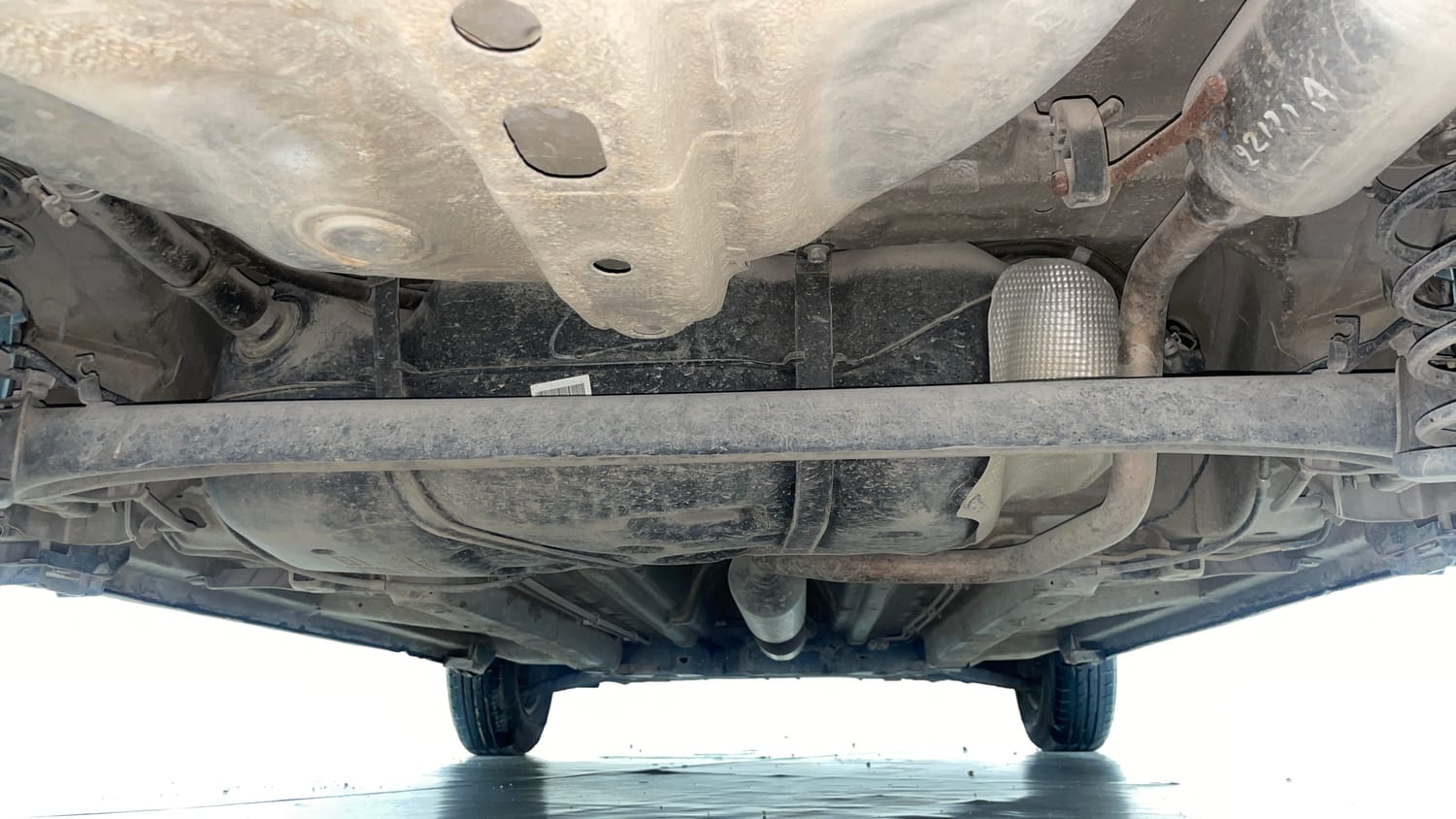 Used 2016 Maruti Suzuki Swift Dzire VXI Petrol Manual extra REAR UNDERBODY VIEW (TAKEN FROM REAR)