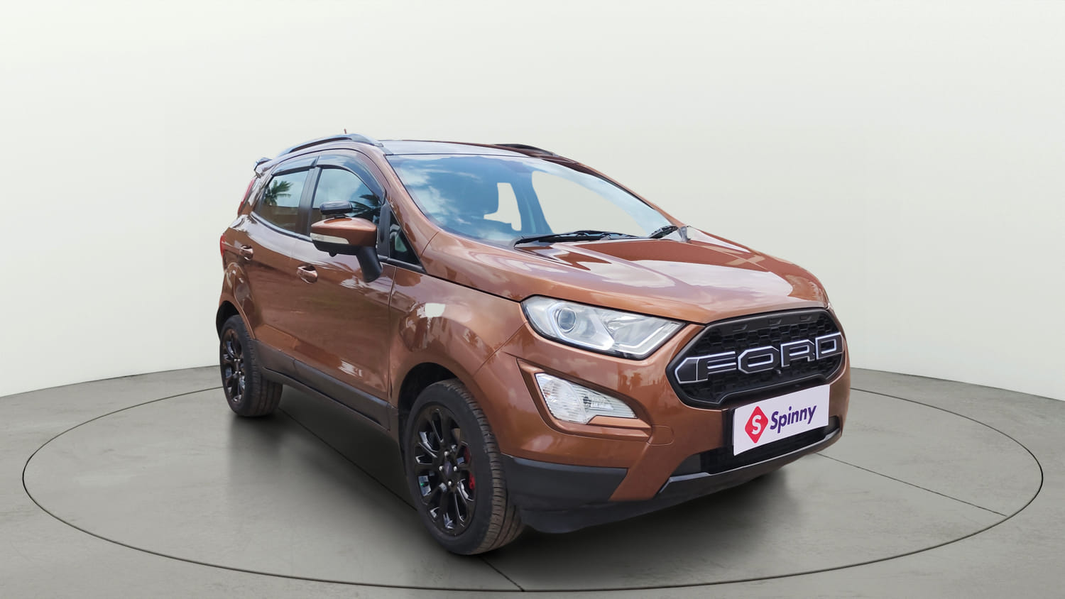 Used 2018 Ford EcoSport Titanium + 1.5L Ti-VCT AT Petrol Automatic exterior RIGHT FRONT CORNER VIEW
