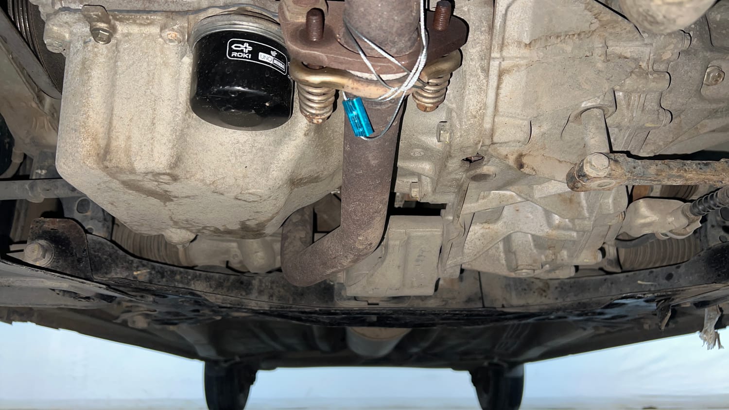 Used 2019 Maruti Suzuki Wagon R VXi 1.0 Petrol Manual extra FRONT LEFT UNDERBODY VIEW
